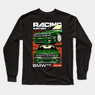 Bmw E30 Racing Mastery Long Sleeve T-Shirt